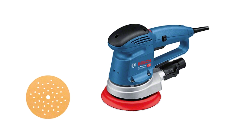 Bosch Blau 0601372800 GEX 34-150 Profi-Exzenterschleifer 150 mm