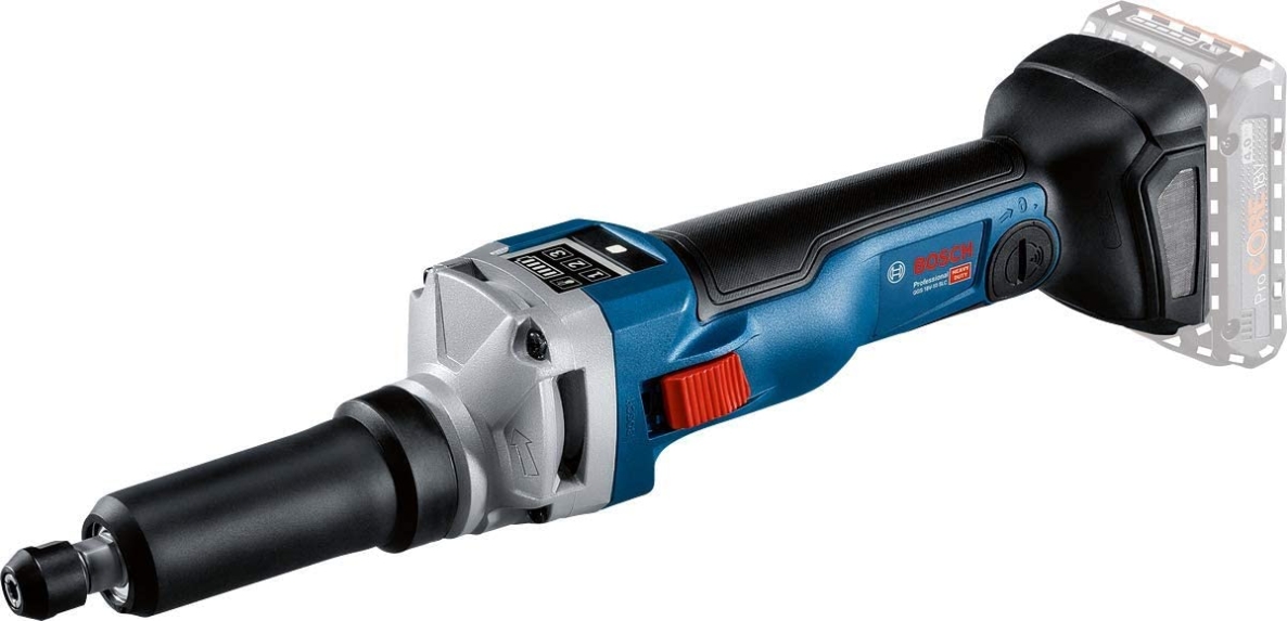 Bosch Blau 06012B4001 GGS 18V-10 SLC Geradschleifer ohne Akku oder Ladegerät