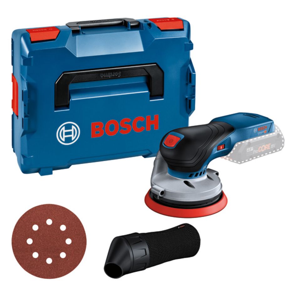 Bosch Blau 0601372200 GEX 18V-125 Profi-Exzenterschleifer 125mm 18V exkl. Batterien in L-Boxx
