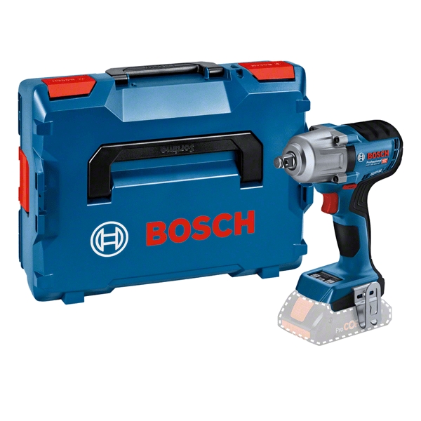 Bosch Blau 06019K4001 GDS 18V-450 HC Professional Schlagschrauber 1/2" 18V exkl. Akkus und Ladegerät in L-Boxx