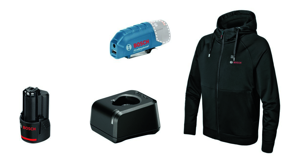 Bosch Blau 06188000GF GHH 12V+18V XA Akku Heizpulli 2XL 1x 2.0 Ah und Ladegerät GAL 12V-20