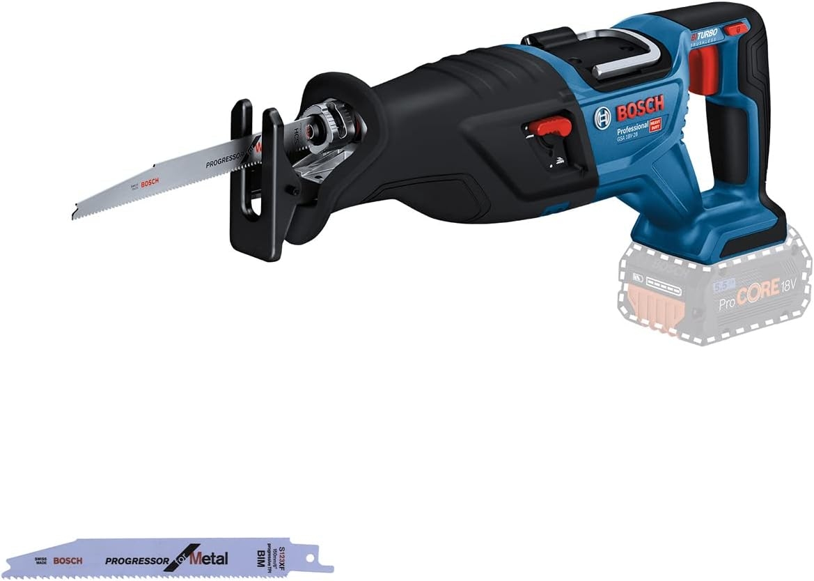 Bosch Blau 06016C0000 GSA 18V-28 Akku-Kopiersäge 18 Volt ohne Akkus und Ladegerät