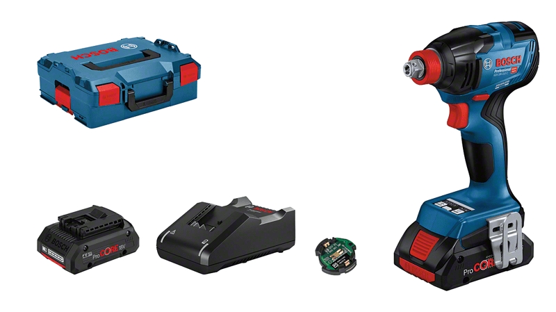 Bosch Blau 06019J0203 GDX 18V-210 C Akku-Schlagschrauber 18V 4.0Ah Li-Ion in L-Boxx