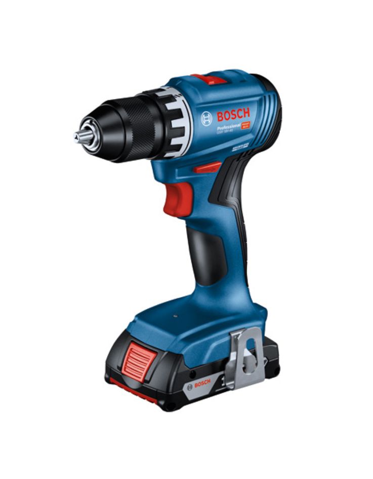 Bosch Blau 06019K3202 GSR 18V-45 Akkuschrauber 18V 2.0Ah Li-Ion im L-Koffer