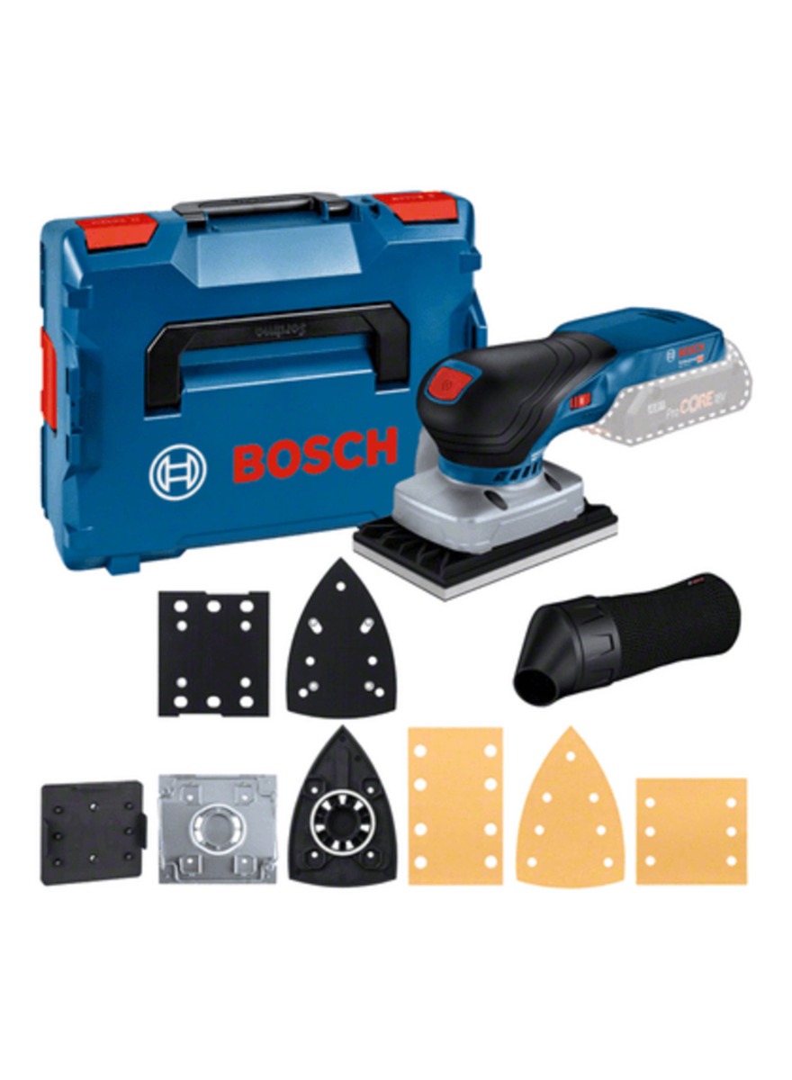 Bosch Blau 06019L0101 GSS 18V-13 Multischleifer 3 in 1 18V exkl. Akkus und Ladegerät in L-Boxx