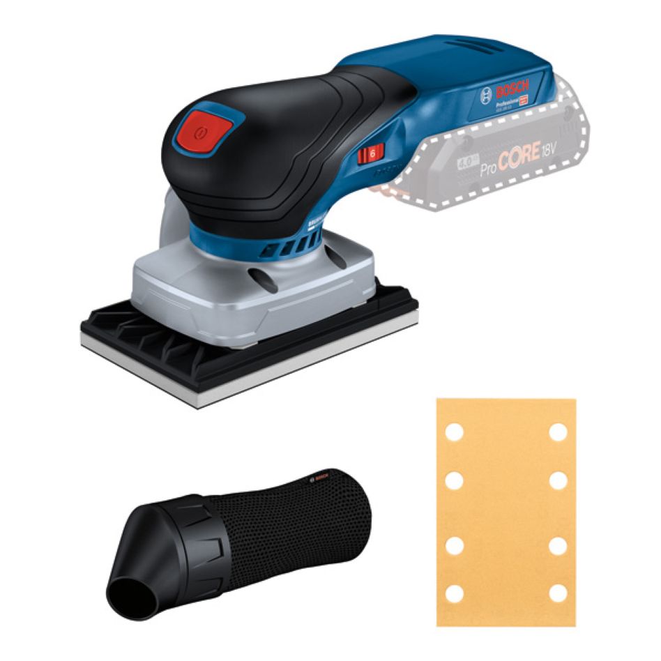 Bosch Blau 06019L0100 GSS 18V-13 Exzenterschleifer 18V ohne Akkus und Ladegerät