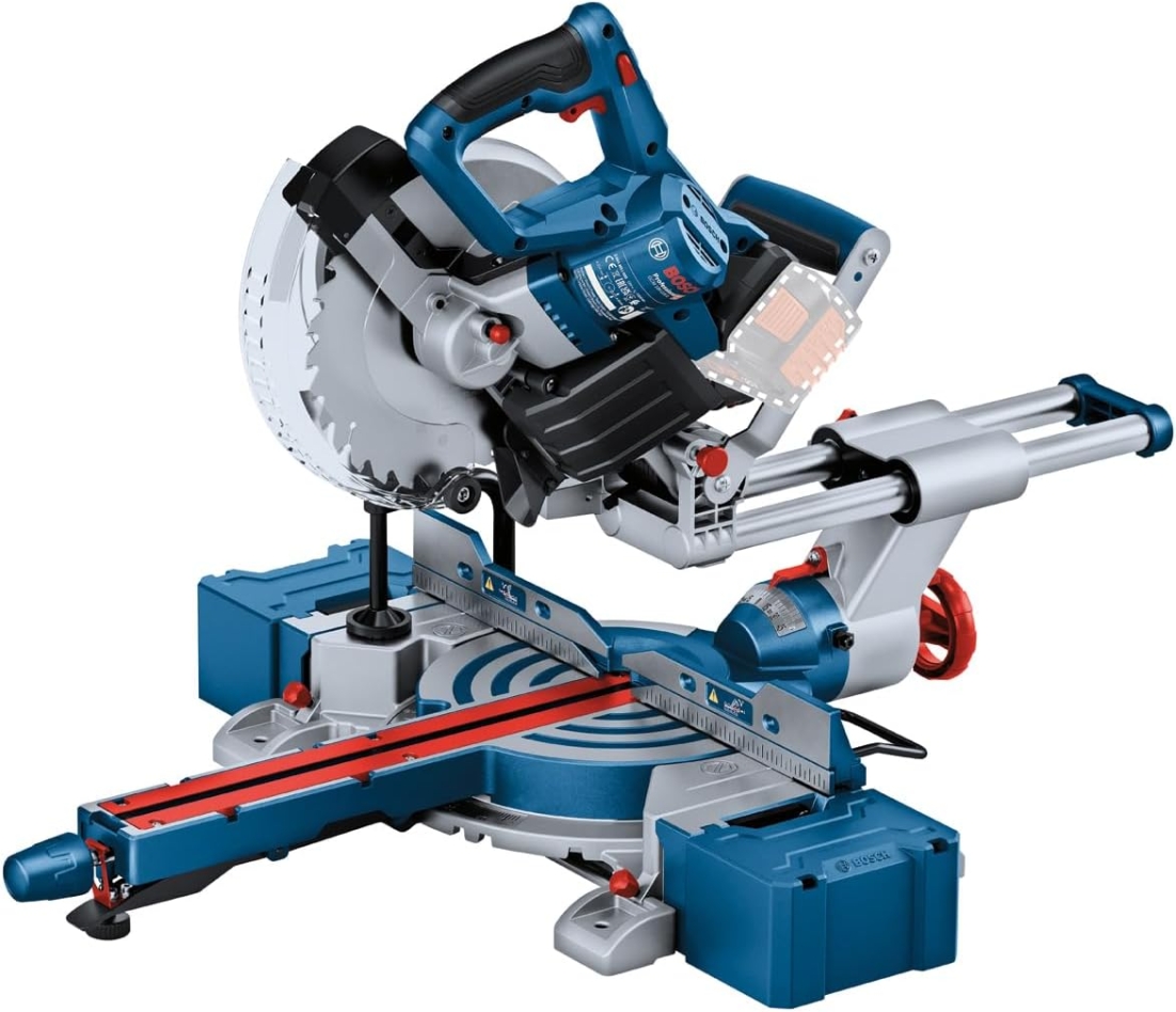 Bosch Blau 0601B51000 GCM 18V-216 D 18V Akku-Kappsäge 216 mm exkl. Batterien und Ladegerät