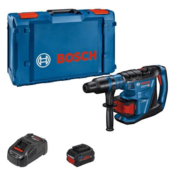 Bosch Blau 0611917102 GBH 18V-40 C Profi-Kombihammer 9J SDS-max 18V 8.0Ah Li-Ion