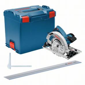 Bosch Blau 0615990M92 GKS 85 G CIRCEL SAW in L-BOXX + FSN 1400 Führungsschiene
