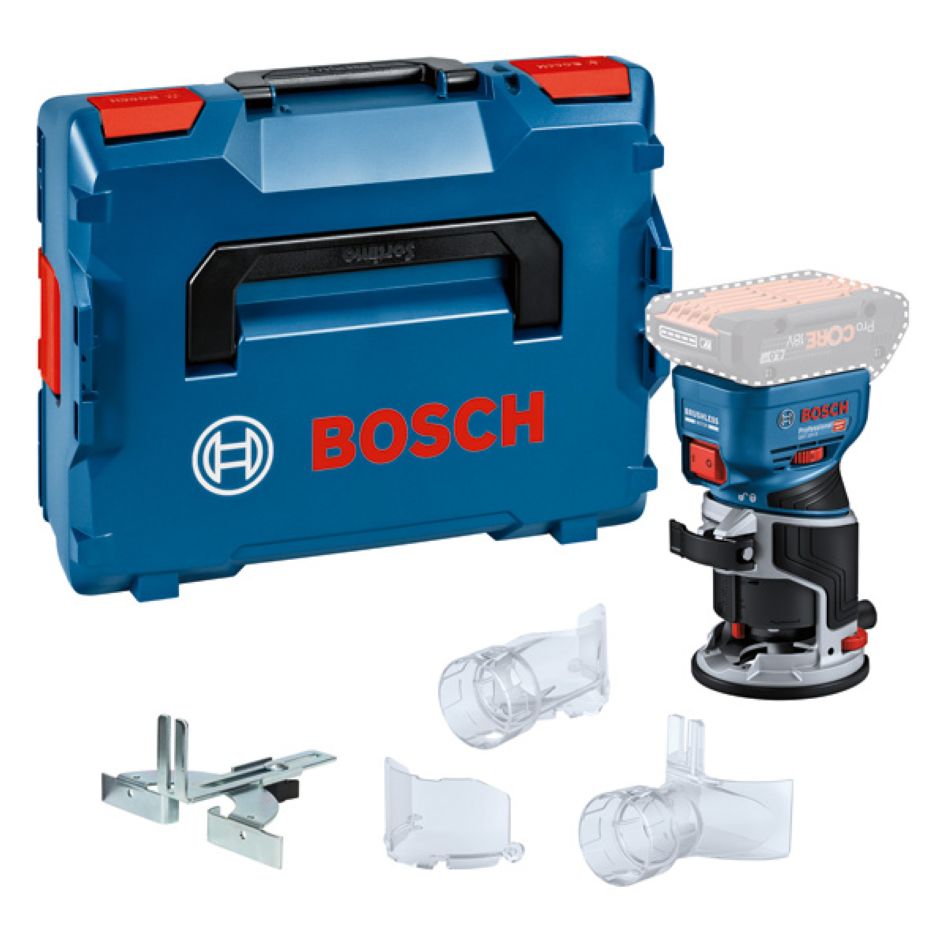 Bosch Blau 06016C2001 GKF 18V-8 Akku Kantenfräse exkl. Akkus und Ladegerät