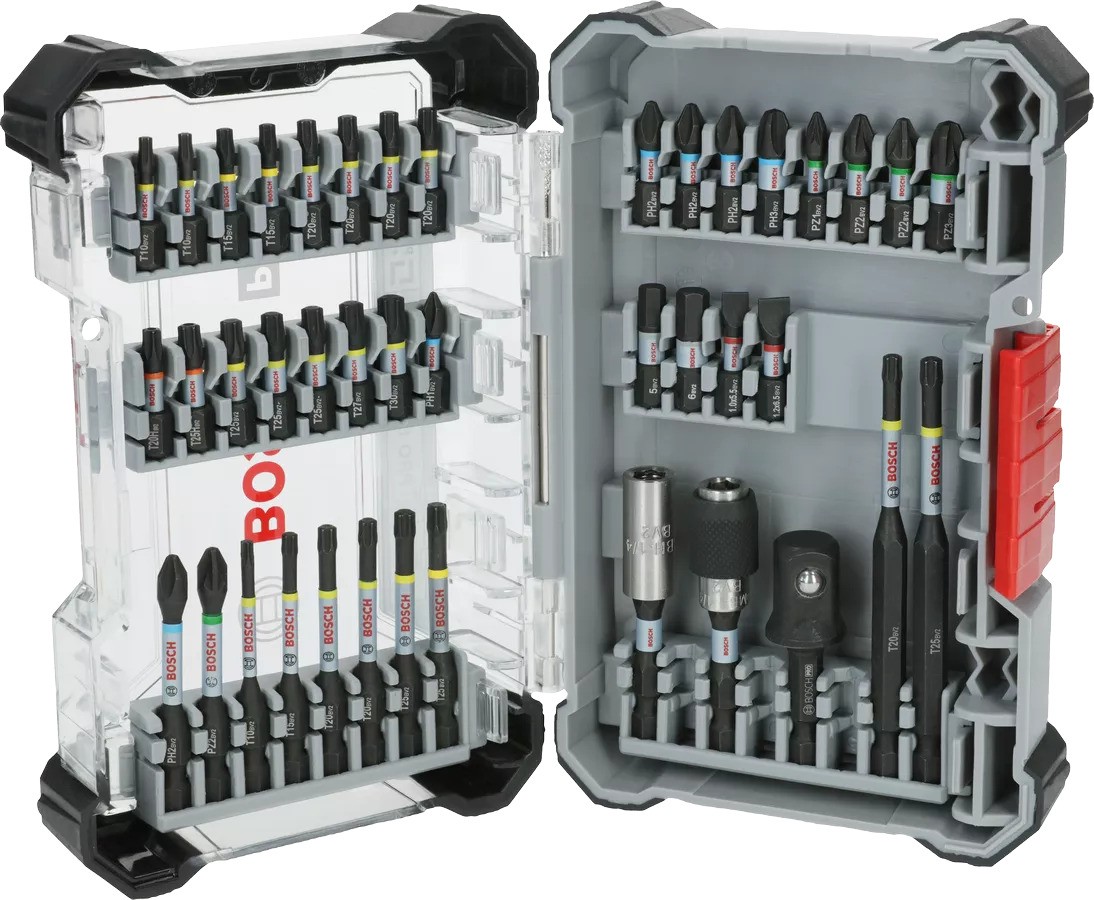 Bosch Blau Zubehör 2608521U78 PRO Schlagschrauber-Bit-Satz, 41-teilig