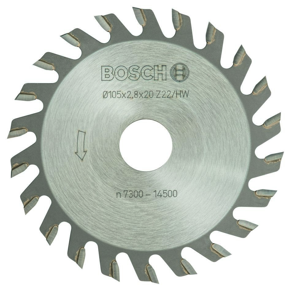Bosch Blau Zubehör 3608641002 Sägeblatt 105 x 20 x 2,8 mm 22 Zähne