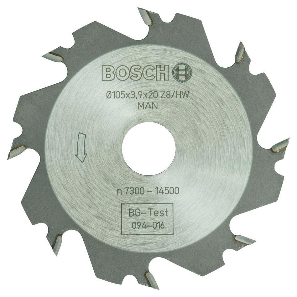Bosch Blau Zubehör 3608641008 Sägeblatt 105 x 20 mm x 4 mm 8 Zähne