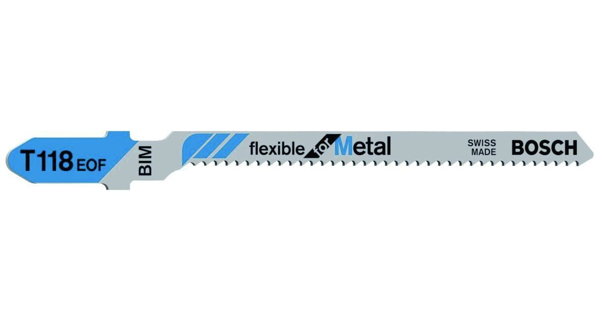 Bosch Blau Zubehör 2608634237 Stichsägeblatt Metal 5 Stk.