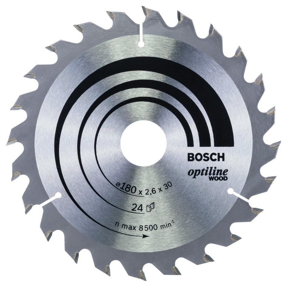 Bosch Blau Zubehör 2608640608 Kreissägeblatt 180x30x24T