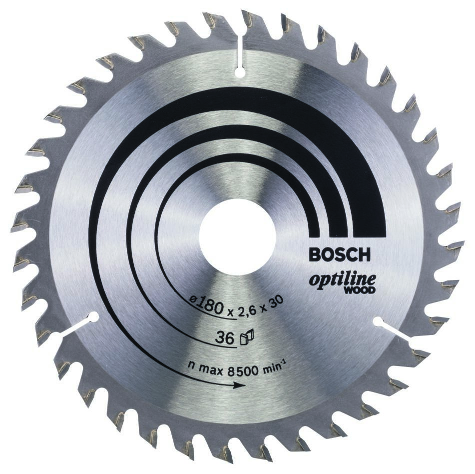 Bosch Blau Zubehör 2608640609 Kreissägeblatt 180x30x36T