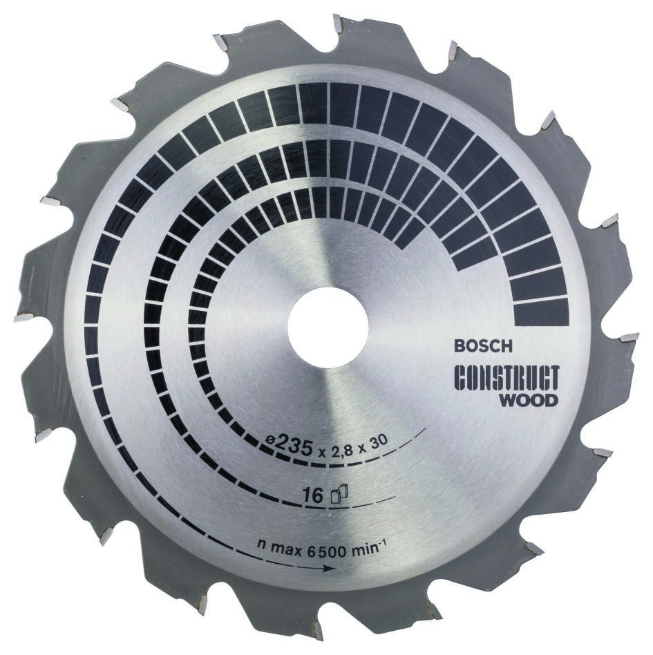 Bosch Blau Zubehör 2608640636 Kreissägeblatt 235x30x16T