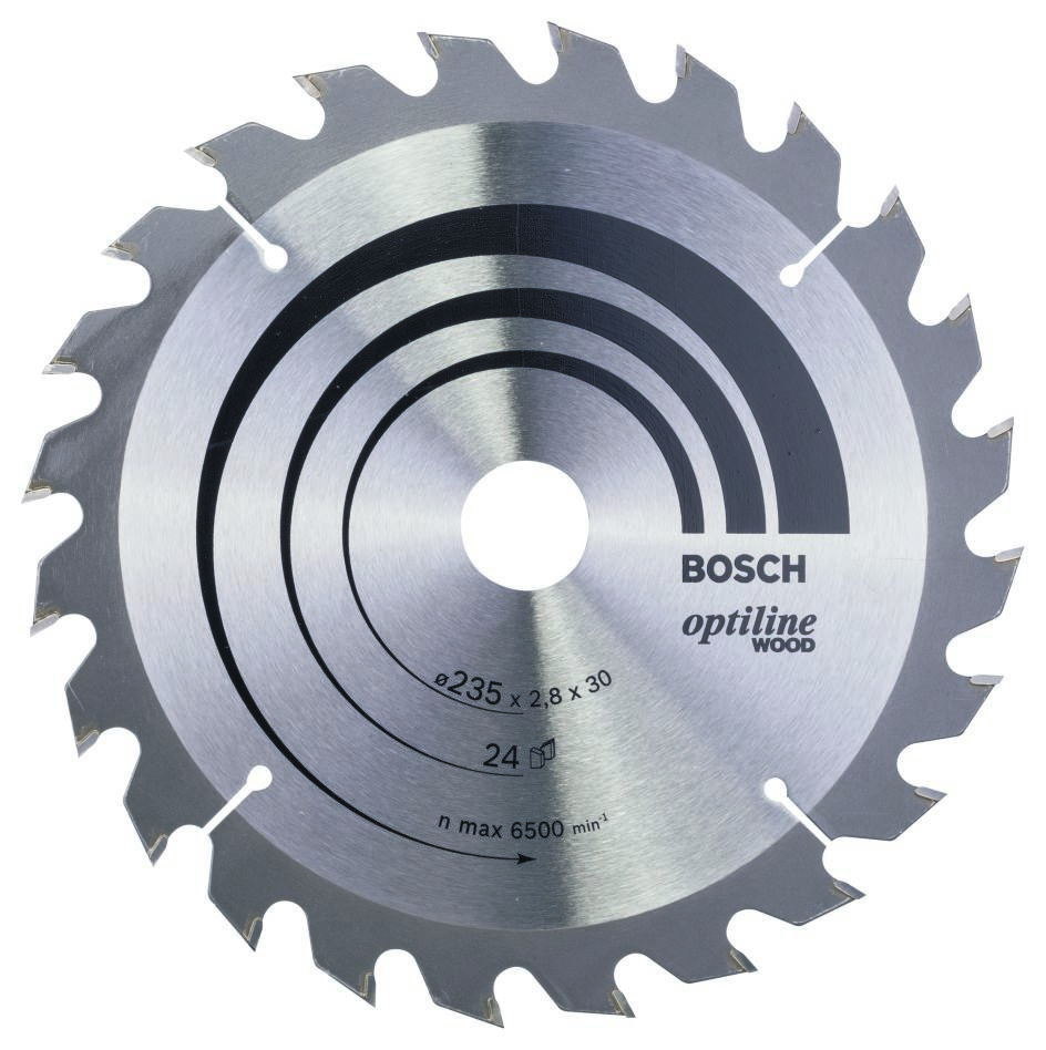 Bosch Blau Zubehör 2608640725 Kreissägeblatt 235x30x24T