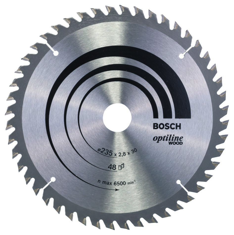 Bosch Blau Zubehör 2608640727 Kreissägeblatt 235x30x48T
