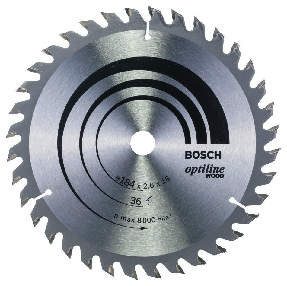 Bosch Blau Zubehör 2608640818 Kreissägeblatt 184x16x36T
