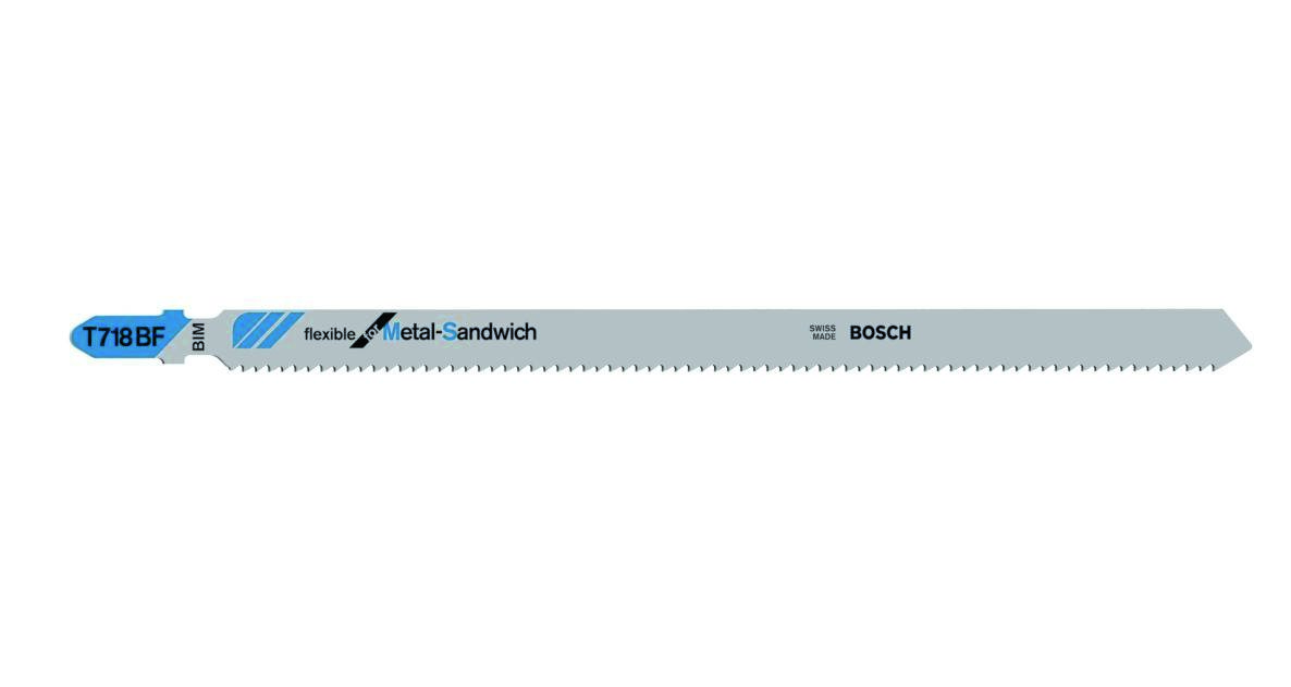 Bosch Blau Zubehör 2608636335 Stichsägeblatt Metal-Sandwich 3 Stk.
