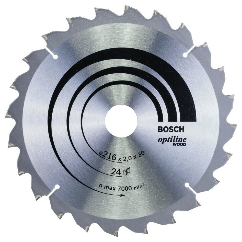 Bosch Blau Zubehör 2608640431 Kreissägeblatt 216x30x24T
