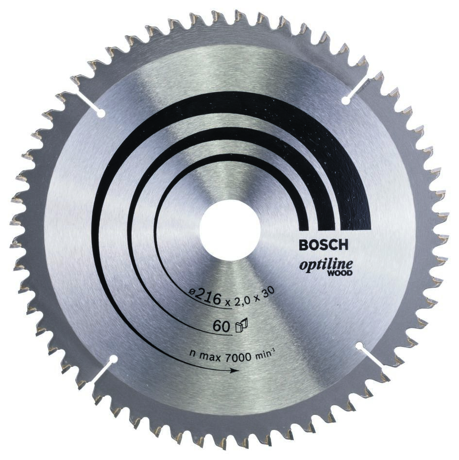 Bosch Blau Zubehör 2608640433 Kreissägeblatt 216x30x60T
