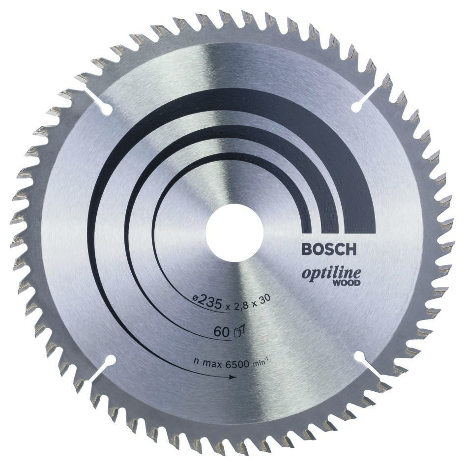 Bosch Blau Zubehör 2608641192 Kreissägeblatt 235x30x60T