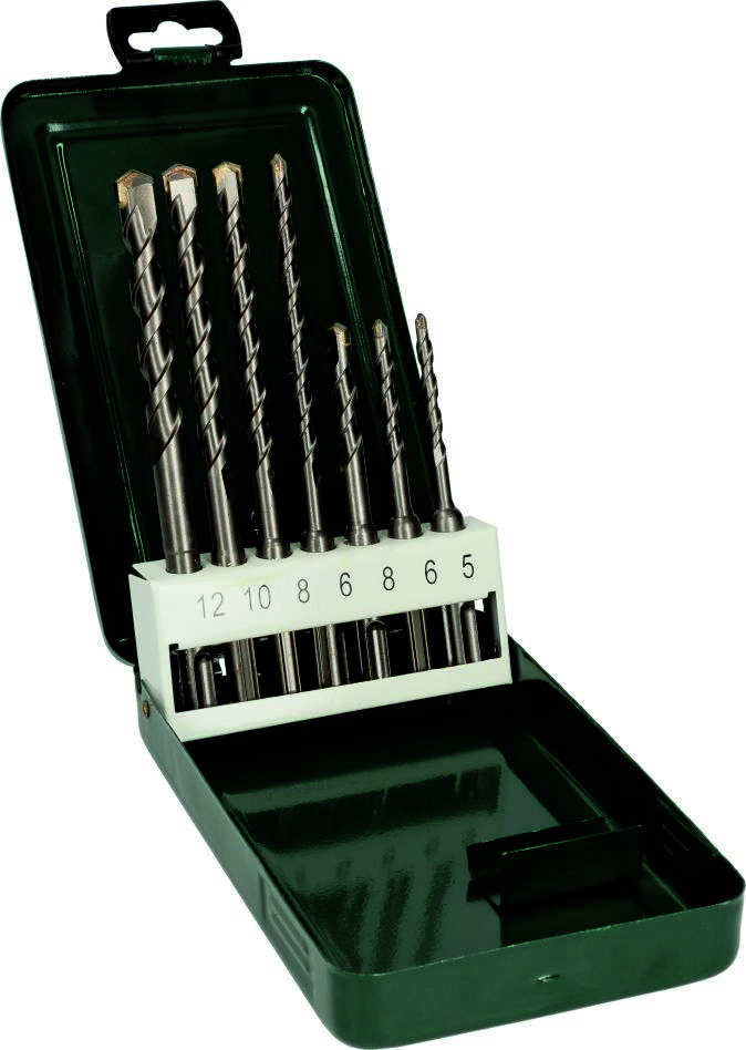 Bosch Blau Zubehör 2609255543 SDS-plus Hammerbit-Satz 5/5,5/6/7/8mm 7-teilig