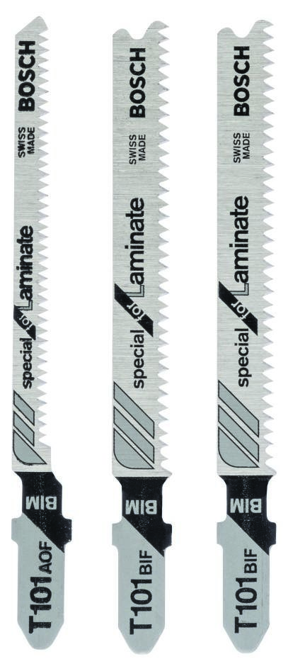 Bosch Blau Zubehör 2608636429 3-teiliger Sägeblatt-Satz T101BIF; T101AOF