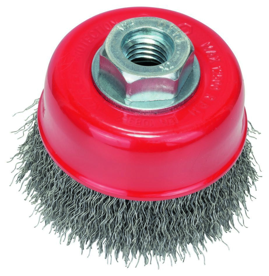 Bosch Blau Zubehör 2608622098 Topfbürste Metal,gewellter Draht 70mm,M14