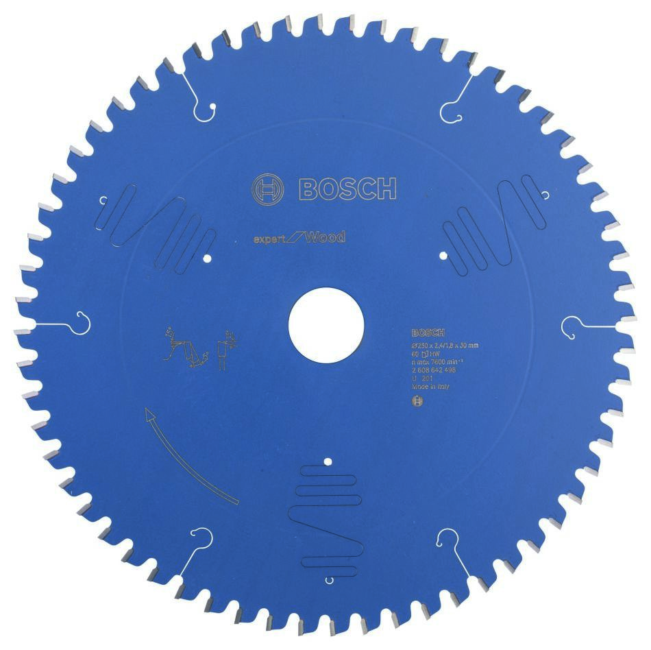 Bosch Blau Zubehör 2608642498 Kreissägeblatt 250x30x60T