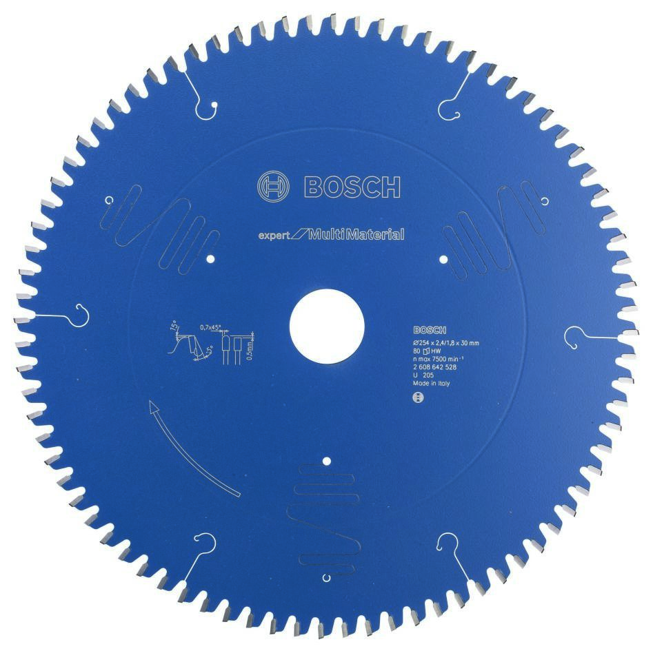 Bosch Blau Zubehör 2608642528 Kreissägeblatt 254x30x80T