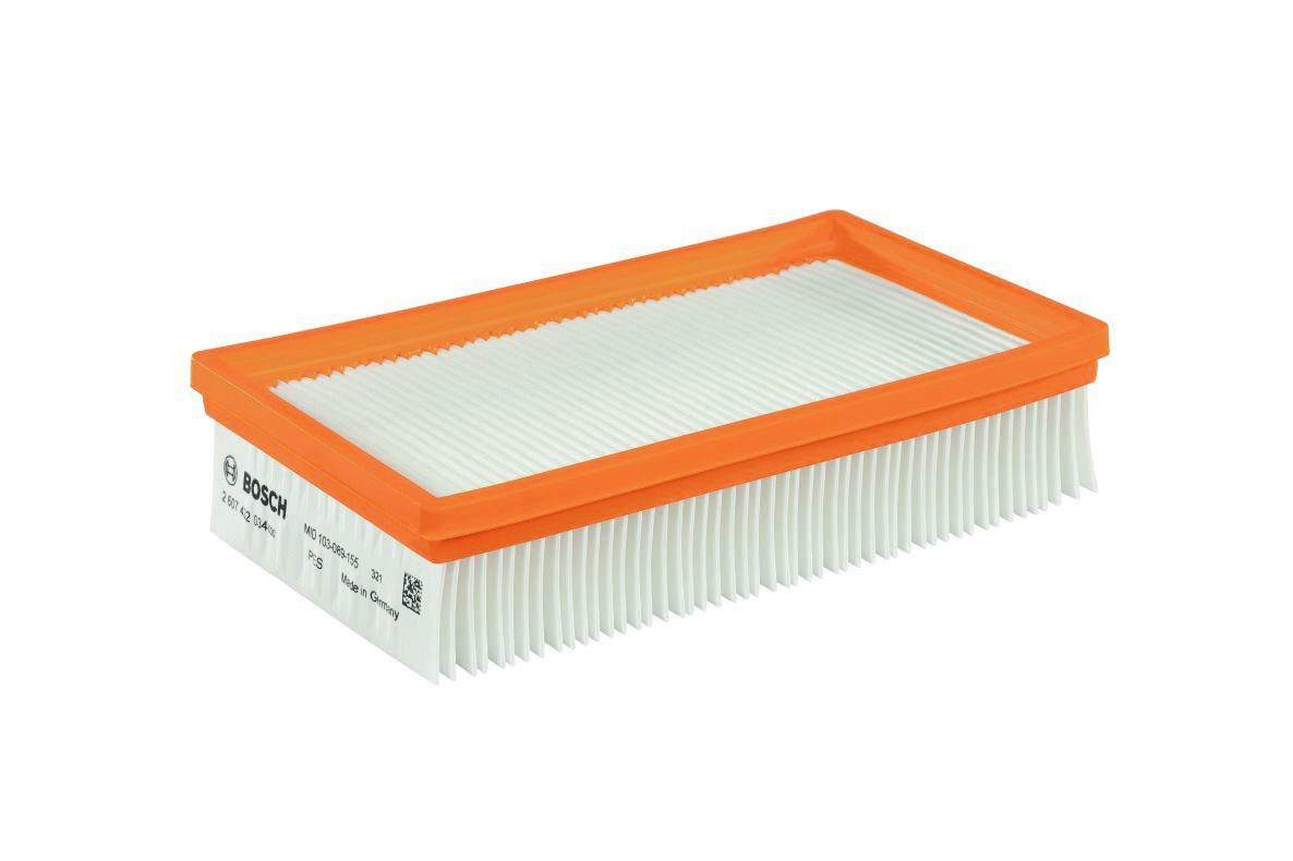 Bosch Blau Zubehör 2607432034 Polyester-Flachfaltenfilter für GAS35/GAS55,1 Stk.