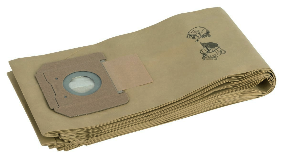 Bosch Blau Zubehör 2607432036 Papierfilterbeutel für GAS55,5 Stk.