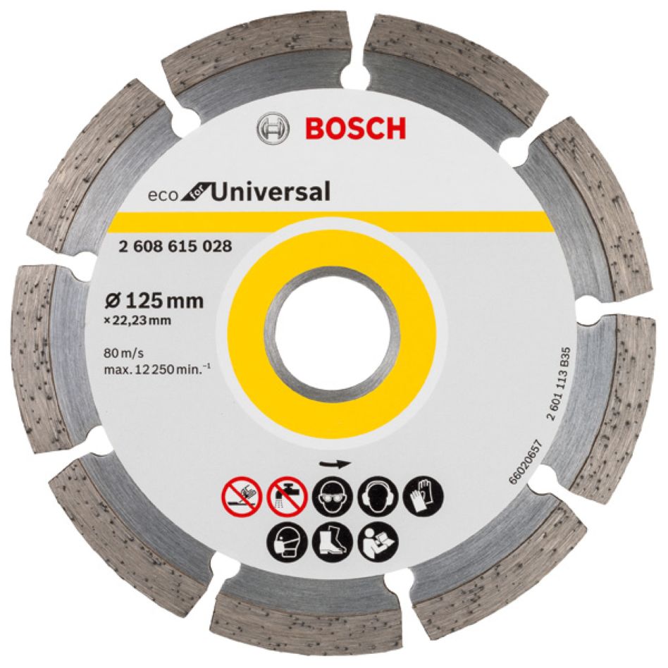 Bosch Blau Zubeh&ouml;r 2608615028 Diamantscheibe Universal Bosch Line 125x22,23x2x7