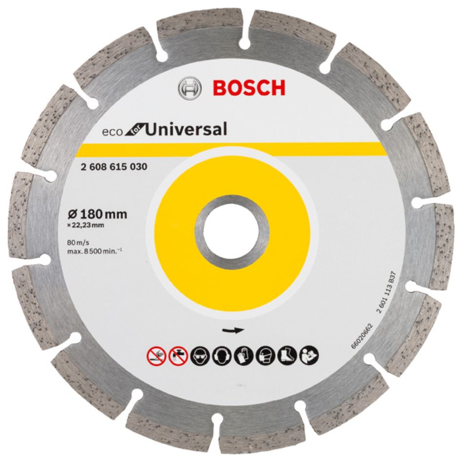 Bosch Blau Zubeh&ouml;r 2608615030 Diamantscheibe Universal Bosch Line 180x22.23x2.2x7