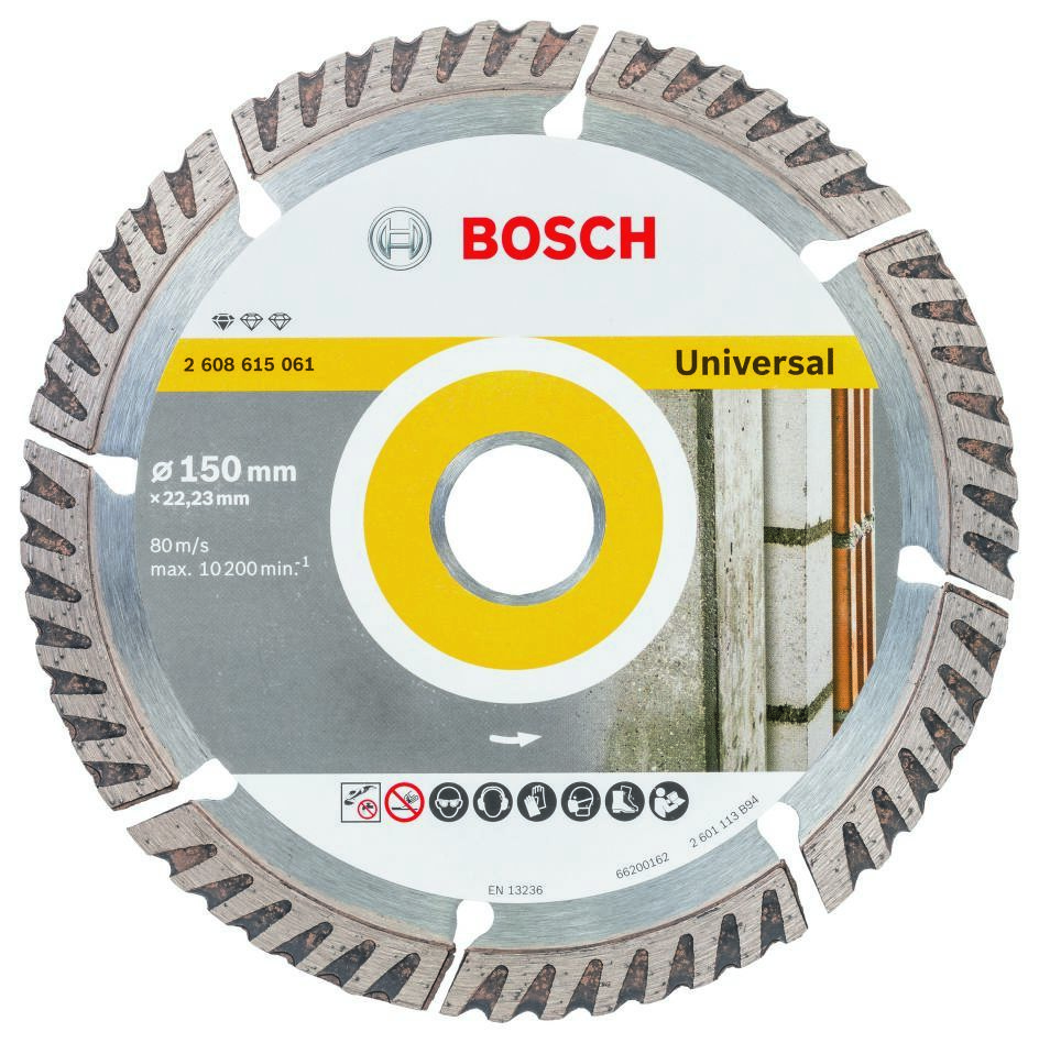 Bosch Blau Zubehör 2608615061 Scheibe STD Universal 150x22.23
