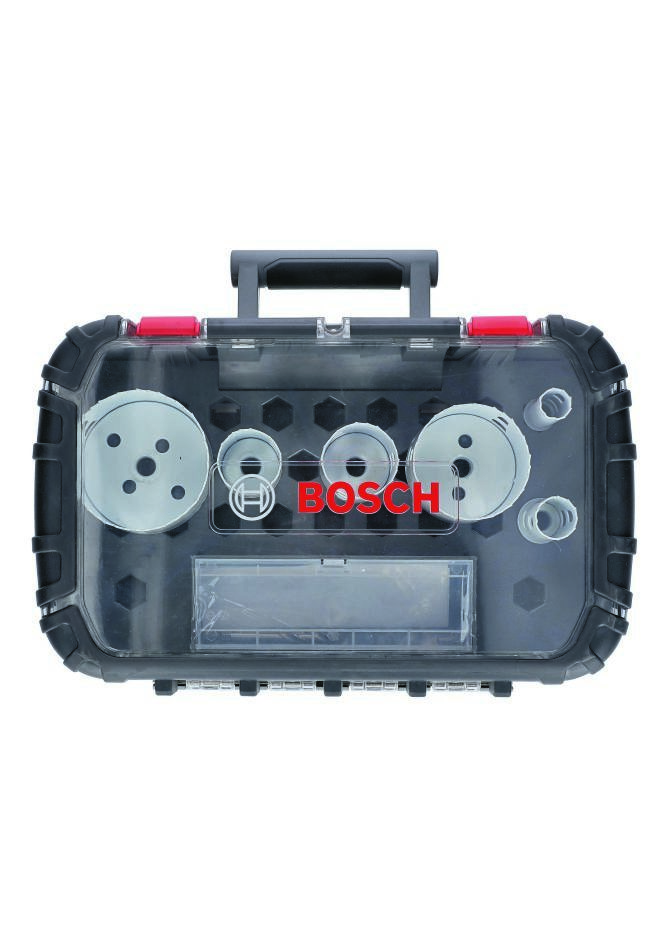 Bosch Blau Zubehör 2608594190 9-tlg. Elektriker-Set Progressor for Wood&Metal