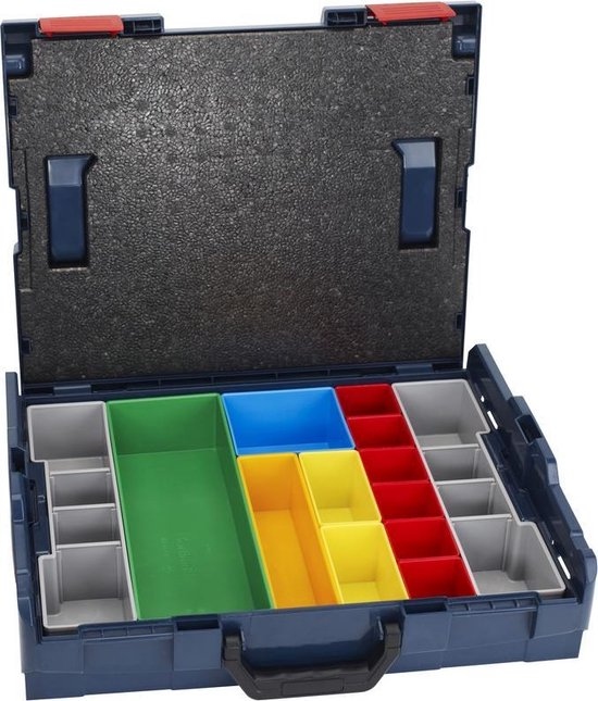 Bosch Blau Zubehör 1600A016NA L-BOXX 102 Set 13 Stück Professional Koffersystem 1600A001S2