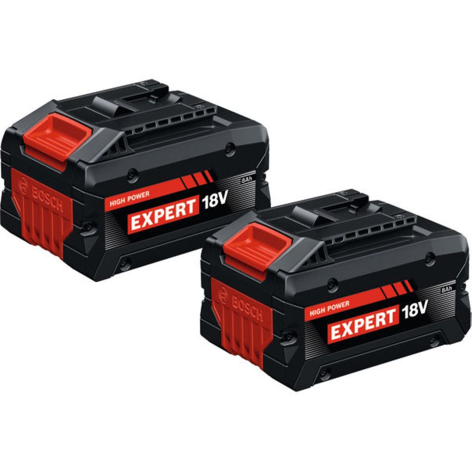 Bosch Blau Zubehör 1600A0373D Batteriesatz EXBA18V-80 2 2x EXBA18V-80 im Karton