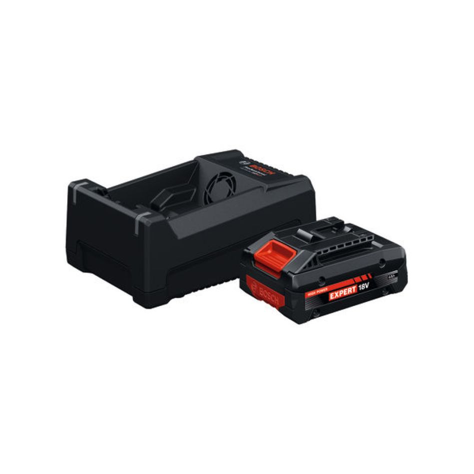 Bosch Blau Zubehör 1600A0373M EXBA18V-40 Batterie Starter Set 1x EXBA18V-40 und Ladegerät GAL 12V/18V-80 im Karton
