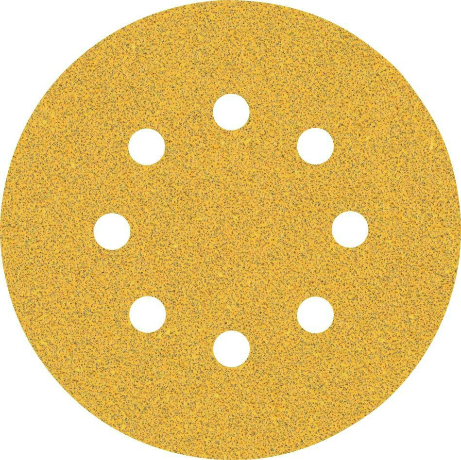 Bosch Blau Zubehör 2608900804 Expert C470 Schleifpapier mit 8 Löchern für Exzenterschleifer, 125 mm, G 60, 5-tlg.