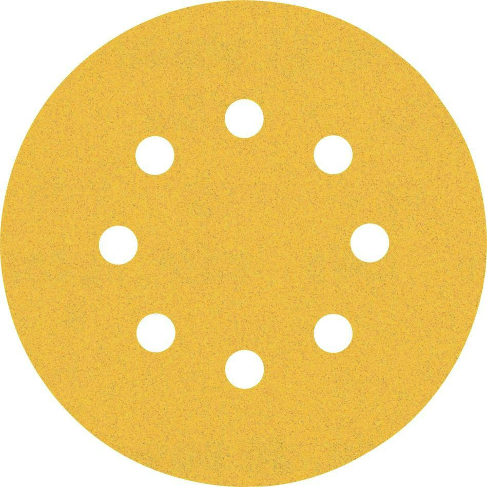 Bosch Blau Zubehör 2608900807 Expert C470 Schleifpapier mit 8 Löchern für Exzenterschleifer, 125 mm, G 120, 5-tlg.