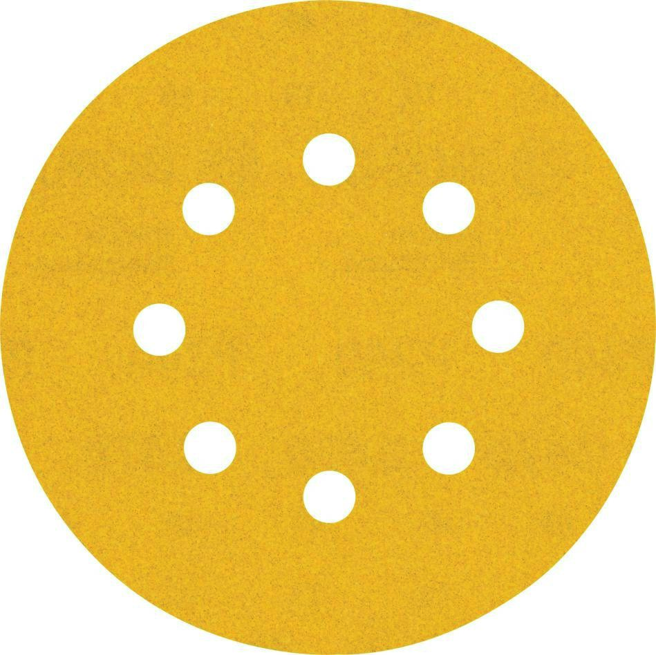 Bosch Blau Zubehör 2608900809 Expert C470 Schleifpapier mit 8 Löchern für Exzenterschleifer, 125 mm, G 240, 5-tlg.