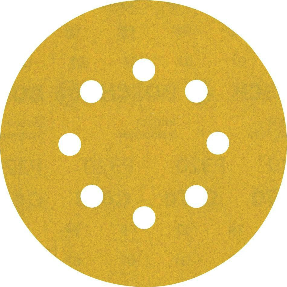 Bosch Blau Zubehör 2608900810 Expert C470 Schleifpapier mit 8 Löchern für Exzenterschleifer, 125 mm, G 320, 5-tlg.
