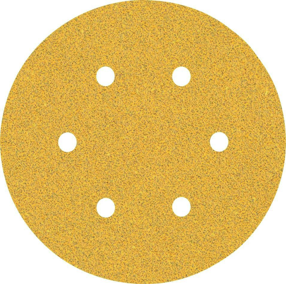 Bosch Blau Zubehör 2608900814 Expert C470 Schleifpapier mit 6 Löchern für Exzenterschleifer, 150 mm, G 60, 5-tlg.