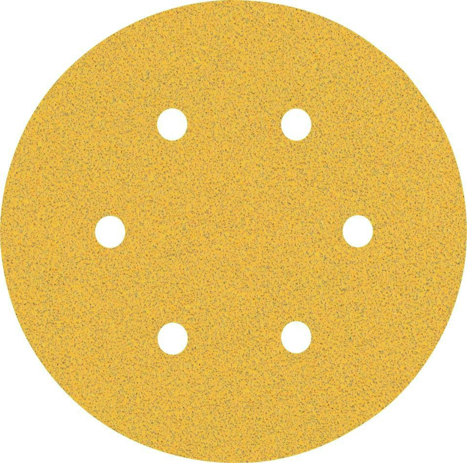 Bosch Blau Zubehör 2608900919 Expert C470 Schleifpapier mit 6 Löchern für Exzenterschleifer, 150 mm, G 80, 50-tlg.