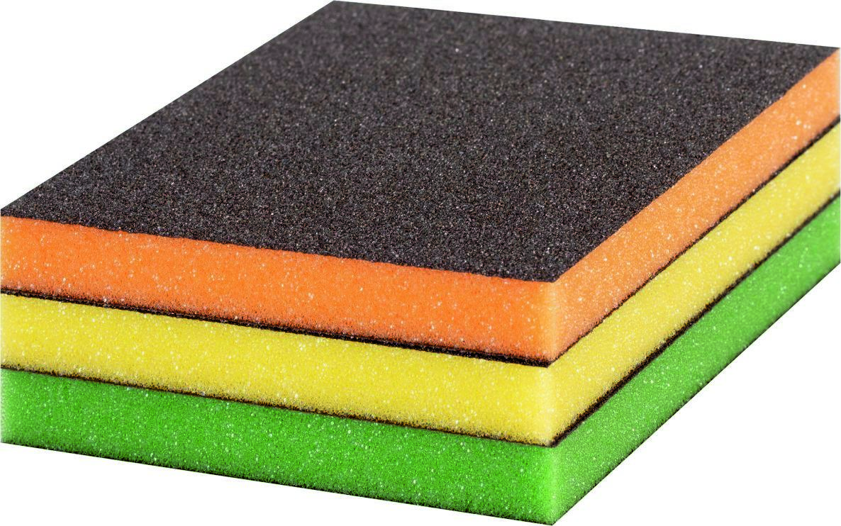 Bosch Blau Zubehör 2608901176 Expert S473 Standard Pad, 98 x 120 x 13 mm, M, F, SF, 3-tlg.