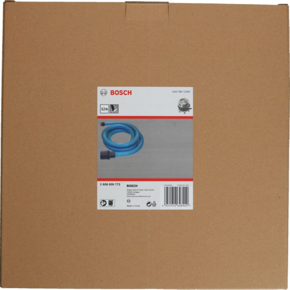 Bosch Blau Zubehör 2608000772 Antistatischer Vakuumschlauch 3,2 m
